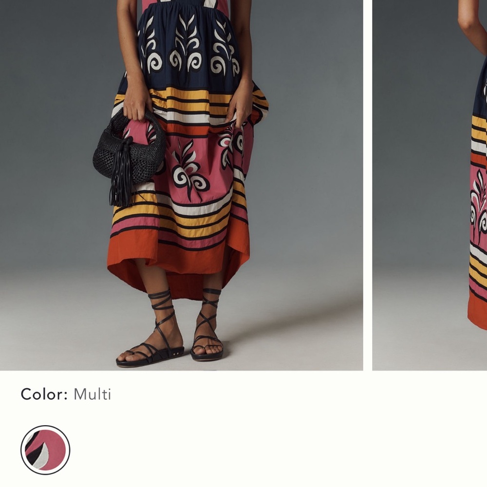 Multicolor Maxi Dress